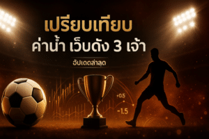 เปรียบเทียบ ค่าน้ำ เว็บดัง