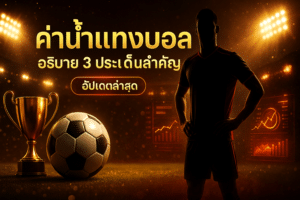 ค่าน้ำ แทงบอล